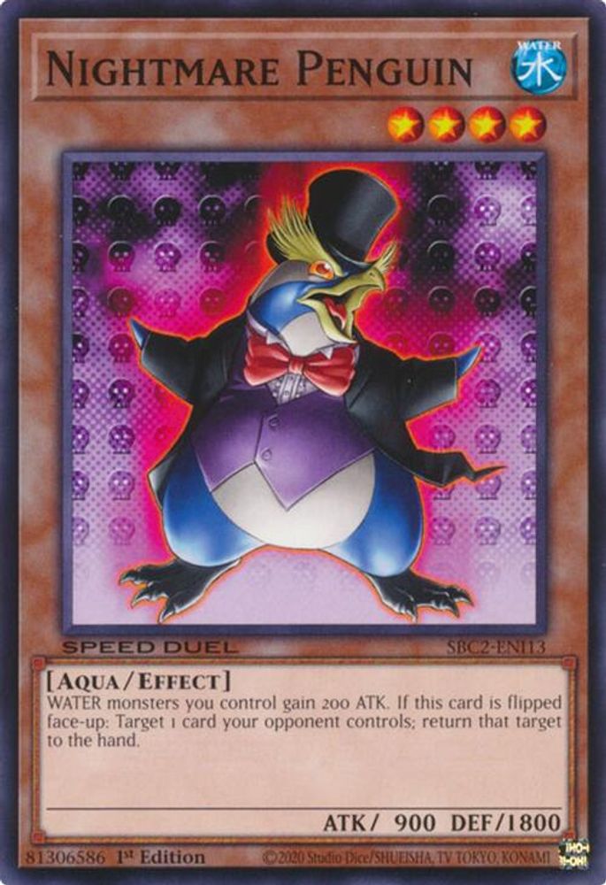 SBC2-ENI13 * Nightmare Penguin * Common * Speed Duel: Battle City Finals