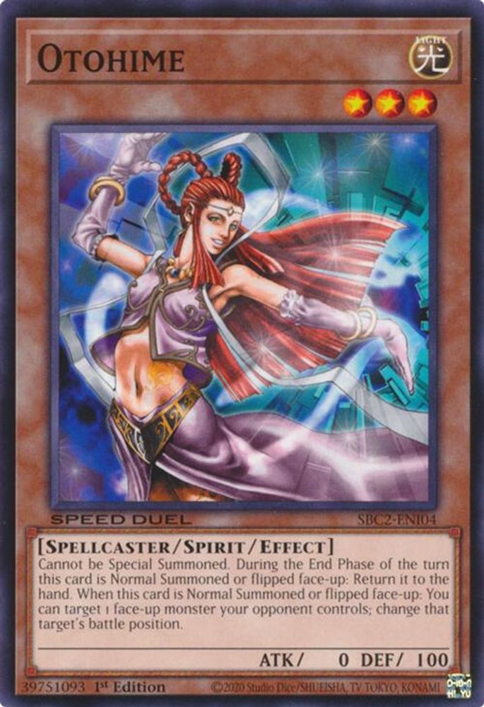SBC2-ENI04 * Otohime * Common * Speed Duel: Battle City Finals
