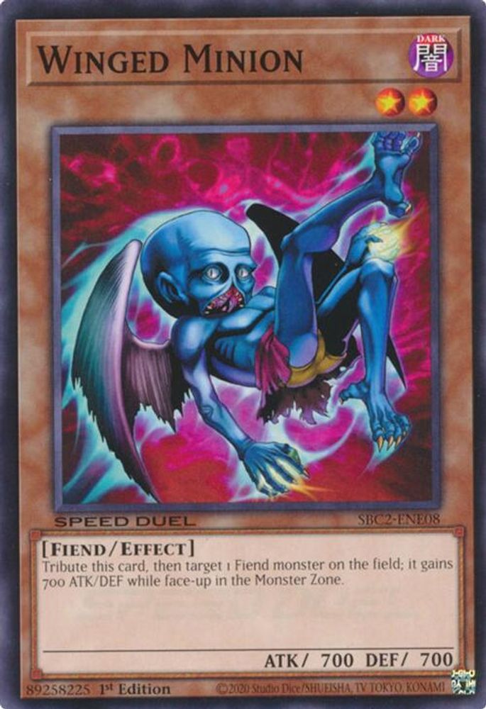 SBC2-ENE08 * Winged Minion * Common * Speed Duel: Battle City Finals