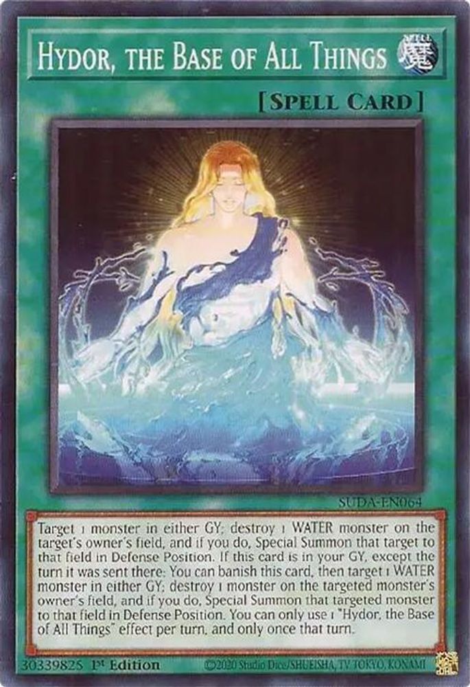 SUDA-EN064 * Hydor, the Base of All Things * Common * Supreme Darkness