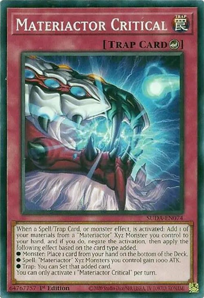 SUDA-EN074 * Materiactor Critical * Common * Supreme Darkness