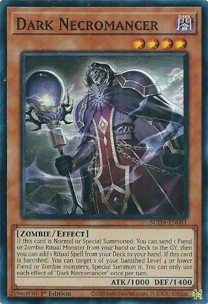 Dark Necromancer * Super Rare * SUDA-EN081