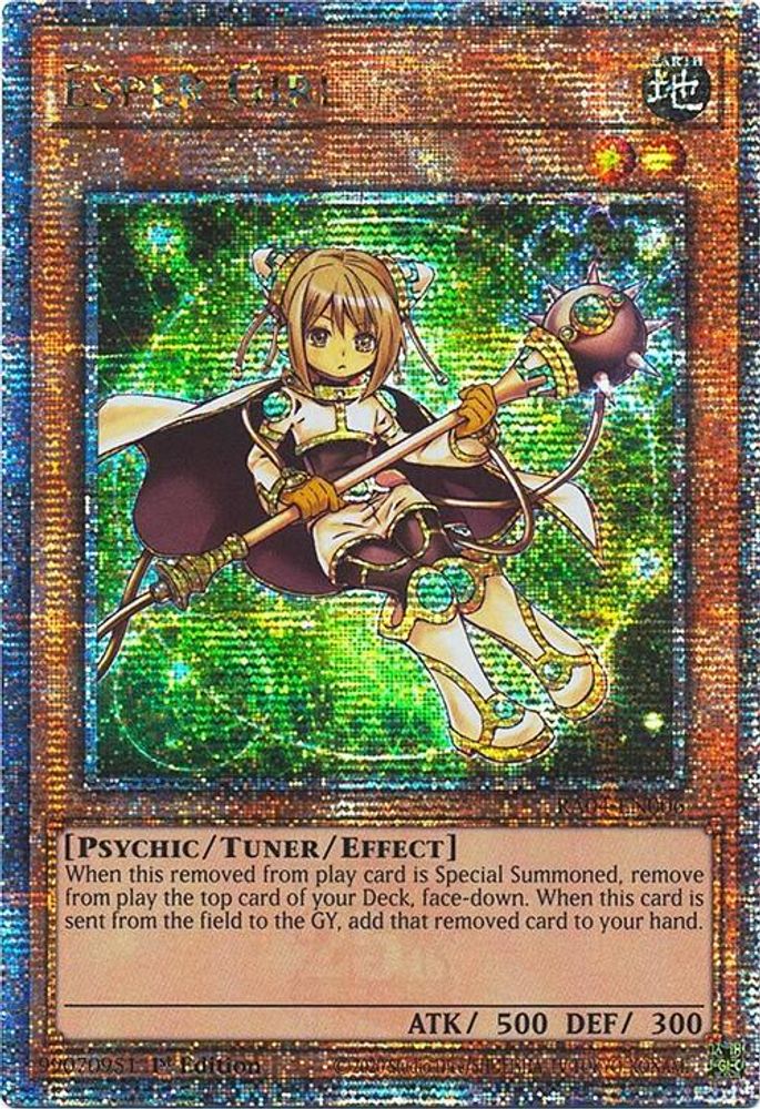 Esper Girl * Quarter Century Secret Rare * RA04-EN006