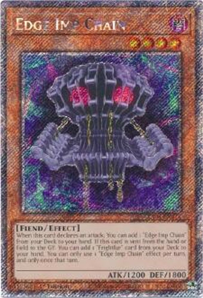 Edge Imp Chain * Platinum Secret Rare * * RA04-EN014