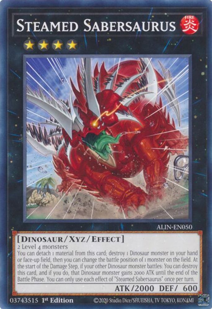 ALIN-EN050 * Steamed Sabersaurus * Common * Alliance Insight