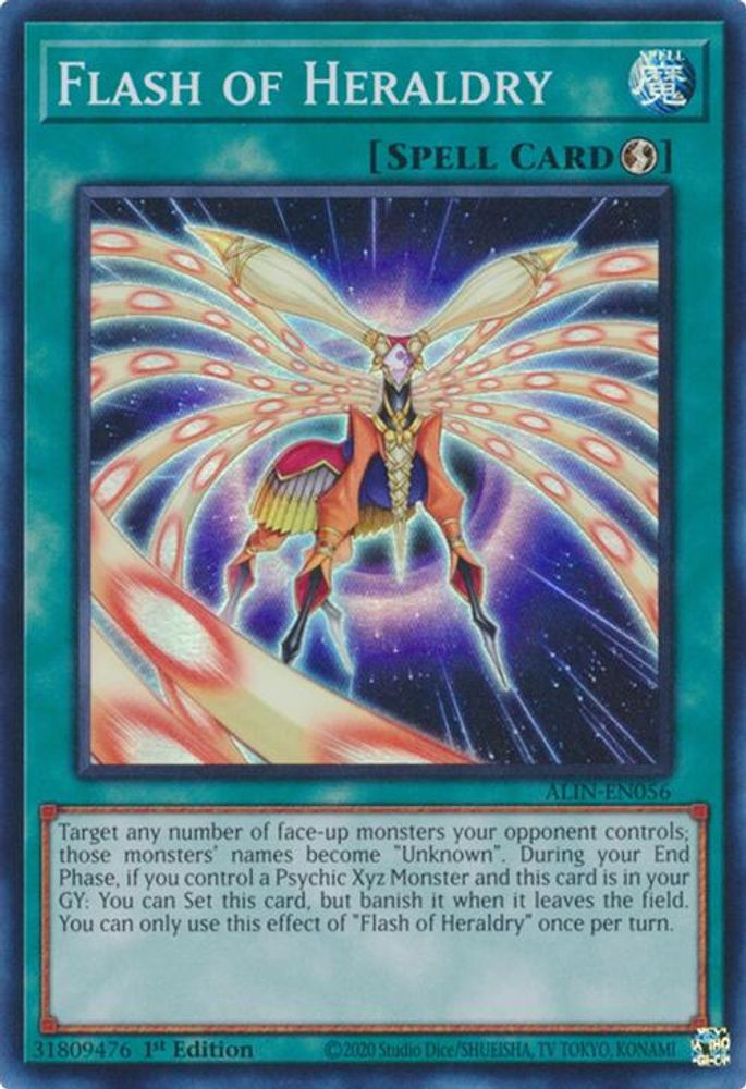 ALIN-EN056 * Flash of Heraldry * Super Rare * Alliance Insight