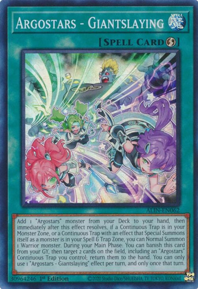 ALIN-EN062 * Argostars - Giantslaying * Super Rare * Alliance Insight