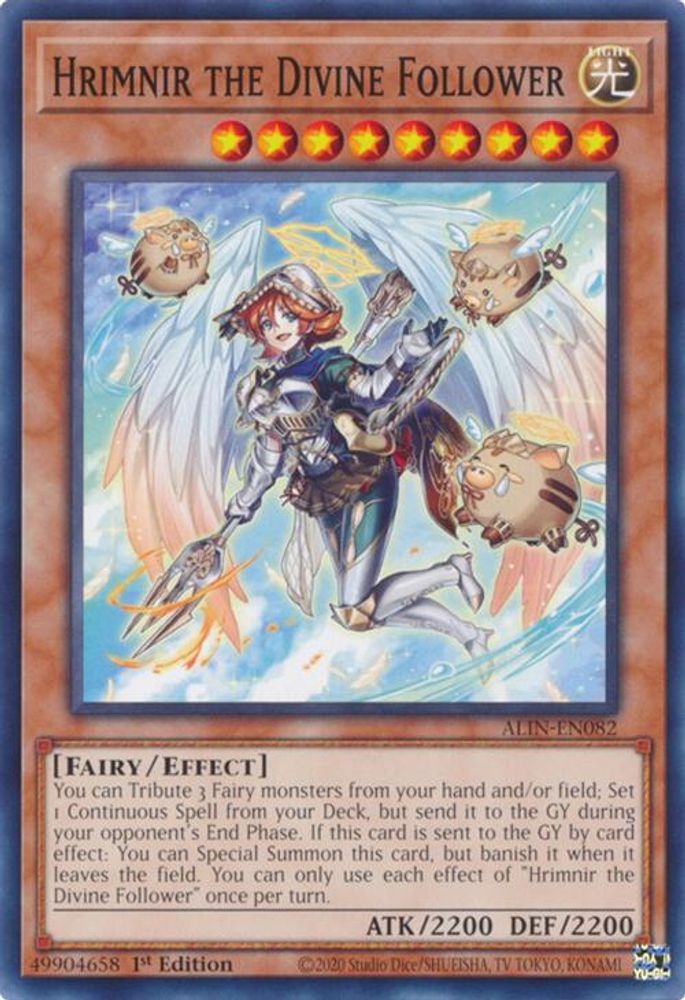 ALIN-EN082 * Hrimnir the Divine Follower * Common * Alliance Insight
