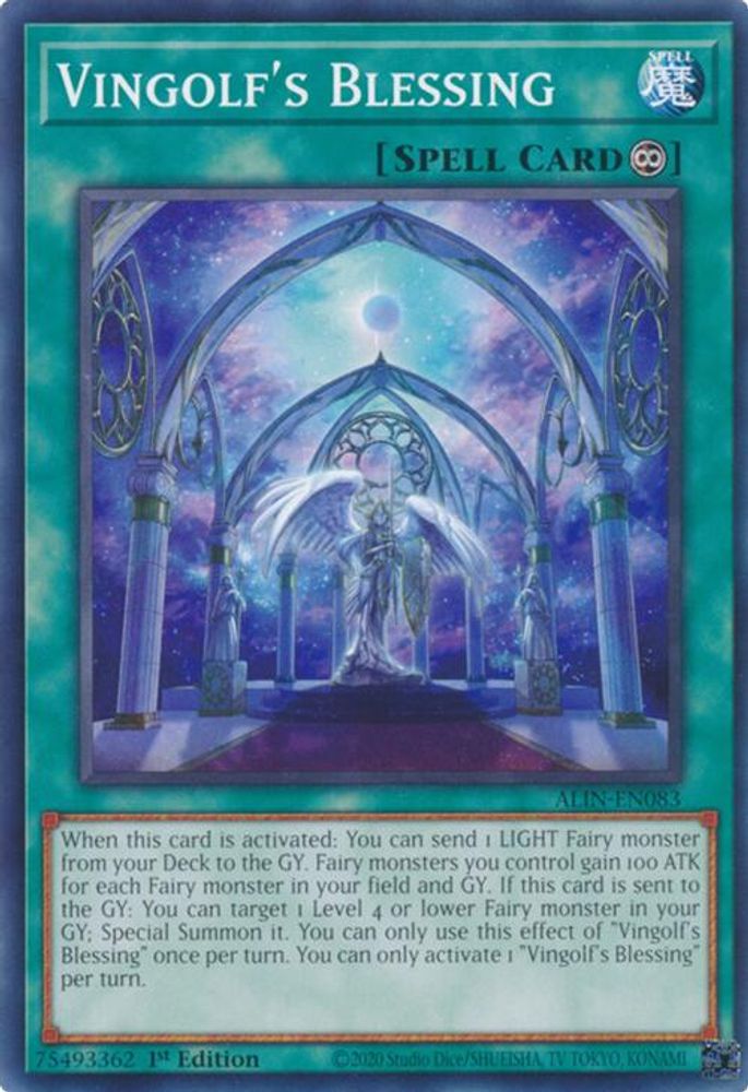 ALIN-EN083 * Vingolf's Blessing * Common * Alliance Insight