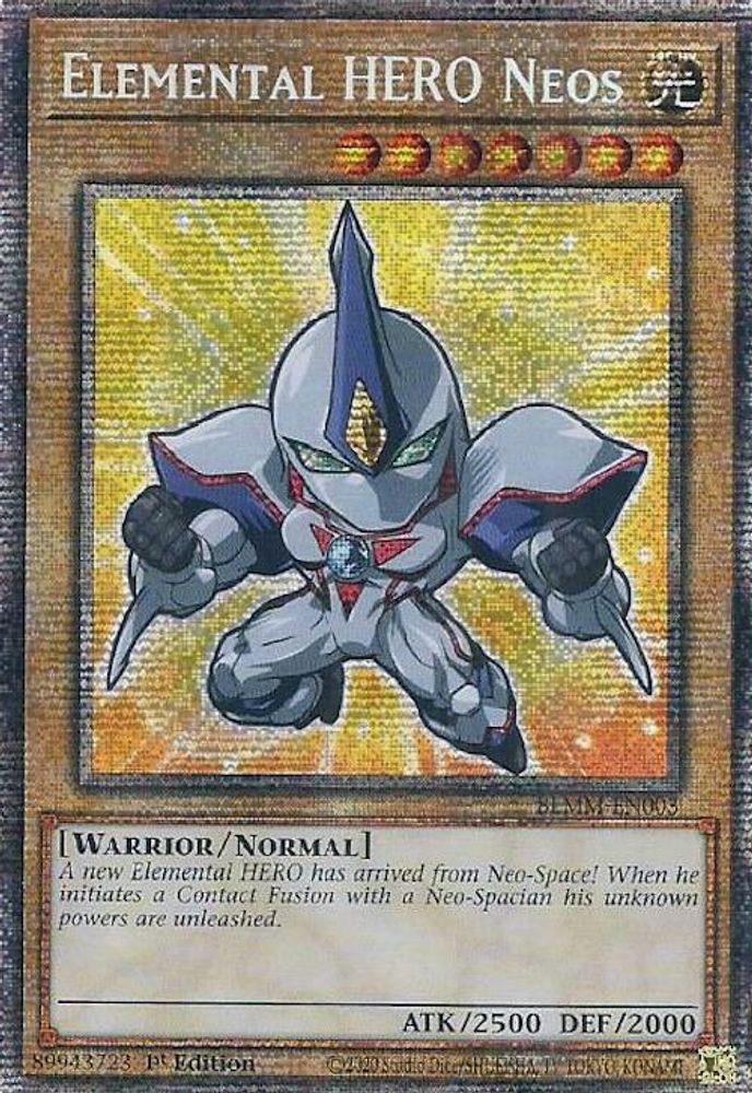 BLMM-EN003 * Elemental HERO Neos * Starlight Rare * Battles of Legend: Monster Mayhem