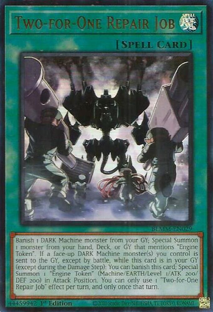 BLMM-EN029 * Two-for-One Repair Job * Ultra Rare * Battles of Legend: Monster Mayhem