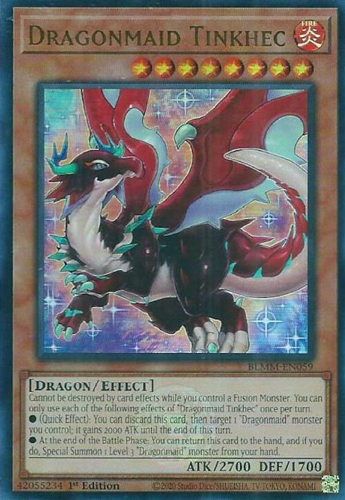 Dragonmaid Tinkhec * Ultra Rare * BLMM-EN059