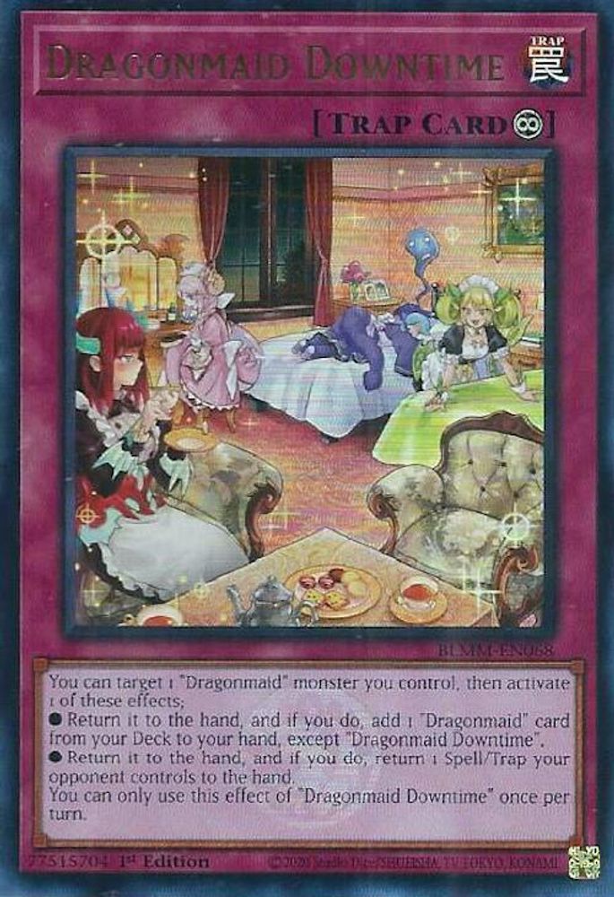 BLMM-EN068 * Dragonmaid Downtime * Ultra Rare * Battles of Legend: Monster Mayhem