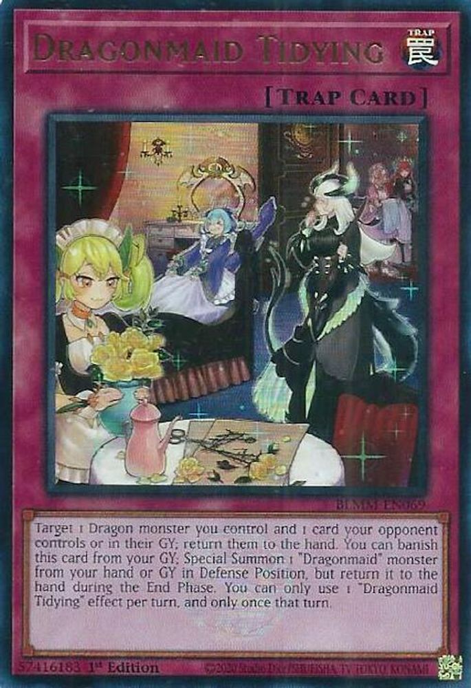 BLMM-EN069 * Dragonmaid Tidying * Ultra Rare * Battles of Legend: Monster Mayhem
