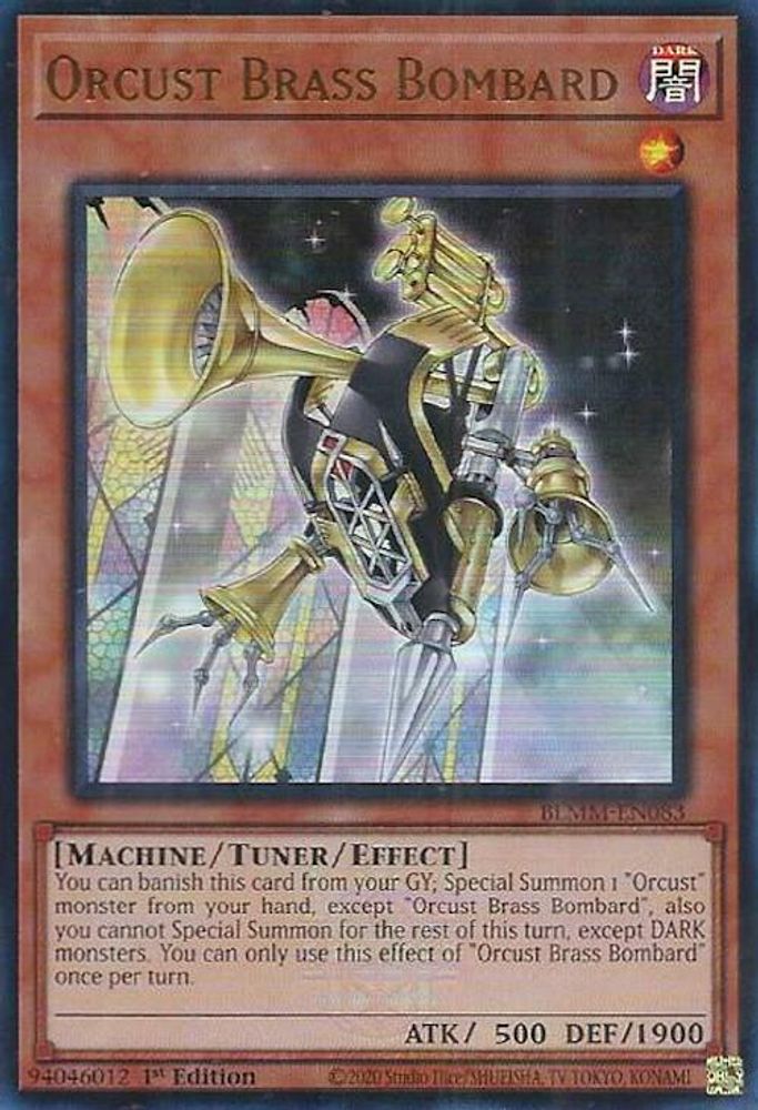 BLMM-EN083 * Orcust Brass Bombard * Ultra Rare * Battles of Legend: Monster Mayhem