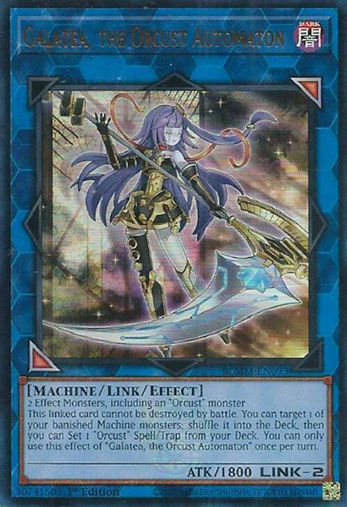 BLMM-EN093 * Galatea, the Orcust Automaton * Ultra Rare * Battles of Legend: Monster Mayhem