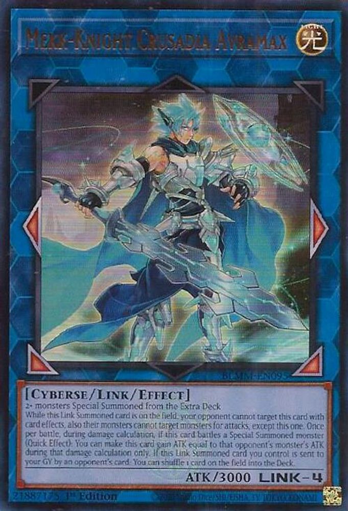 BLMM-EN095 * Mekk-Knight Crusadia Avramax * Ultra Rare * Battles of Legend: Monster Mayhem