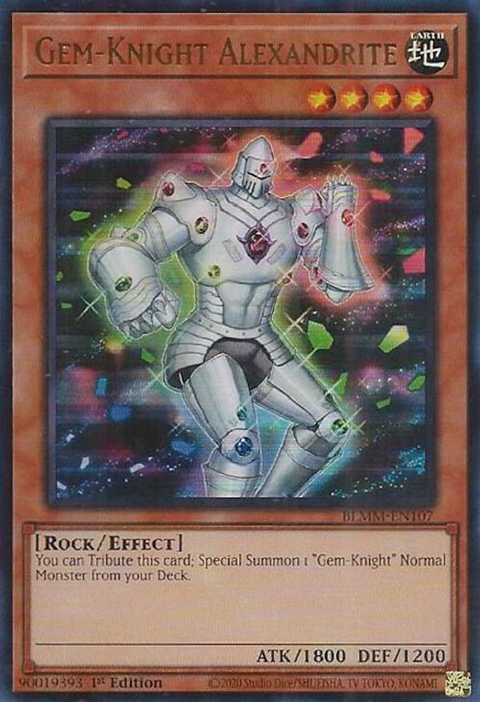 BLMM-EN107 * Gem-Knight Alexandrite * Ultra Rare * Battles of Legend: Monster Mayhem