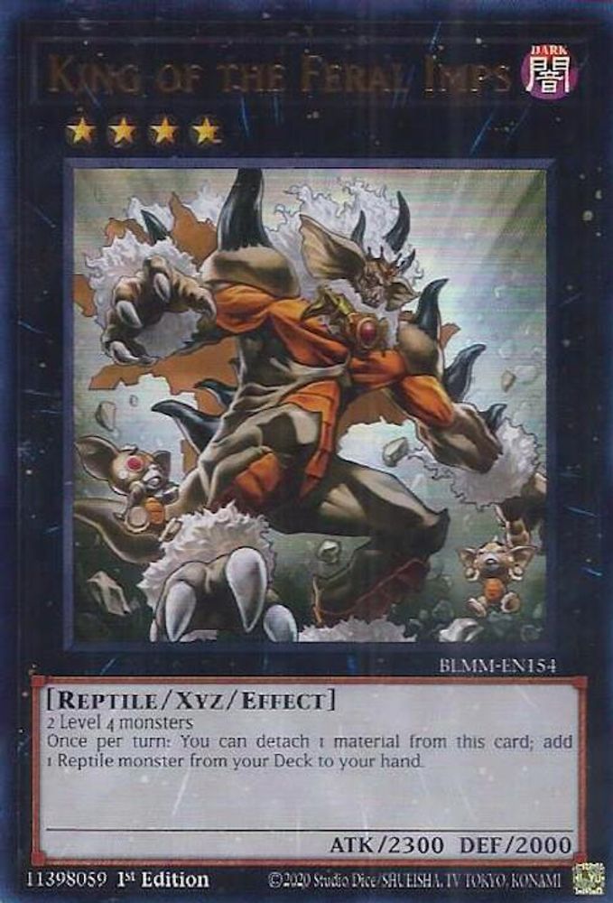 BLMM-EN154 * King of the Feral Imps * Ultra Rare * Battles of Legend: Monster Mayhem