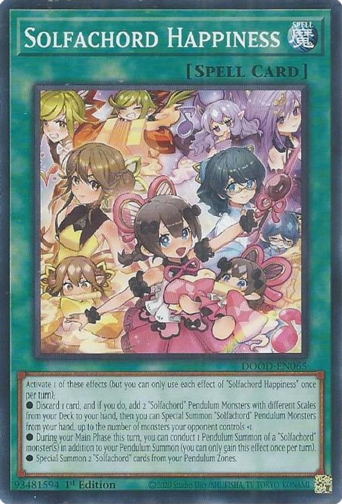 DOOD-EN065 * Solfachord Happiness * Common * Doom of Dimensions