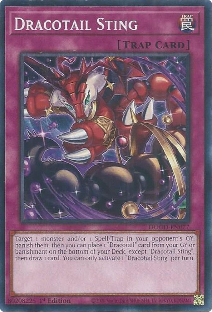DOOD-EN077 * Dracotail Sting * Common * Doom of Dimensions