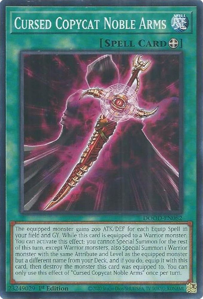 DOOD-EN082 * Cursed Copycat Noble Arms * Common * Doom of Dimensions