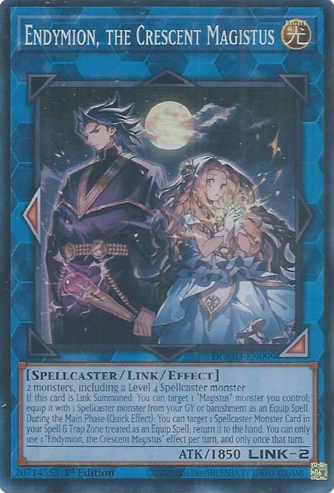 DOOD-EN099 * Endymion, the Crescent Magistus * Super Rare * Doom of Dimensions