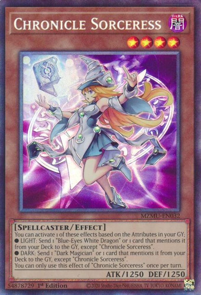 Chronicle Sorceress * Collector's Rare * MZMU-EN032