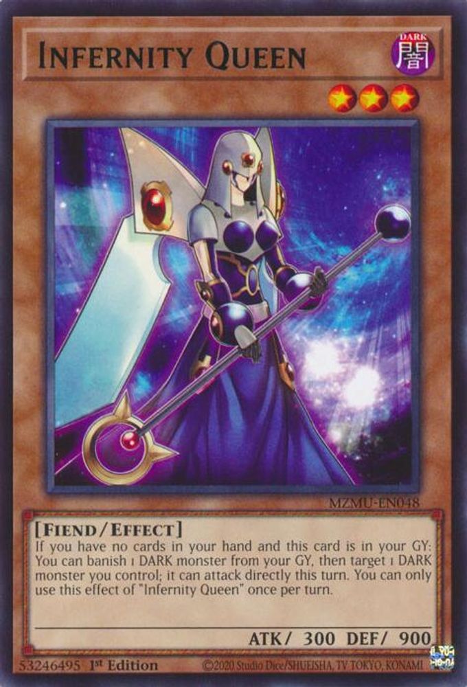 Infernity Queen * Rare * MZMU-EN048