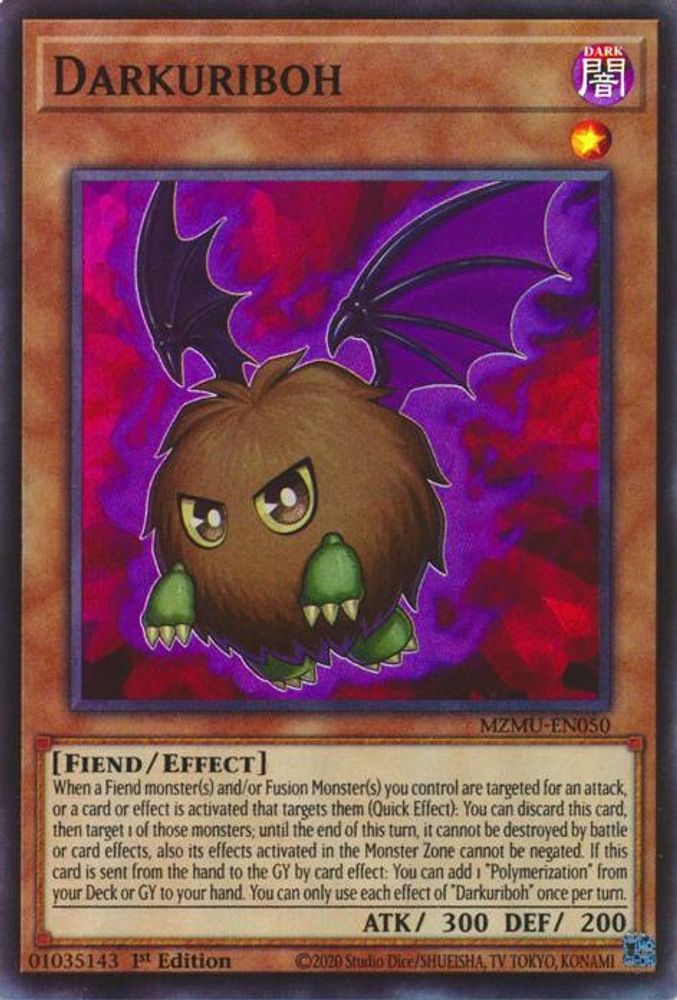 MZMU-EN050 * Darkuriboh * Super Rare * Maze of Muertos