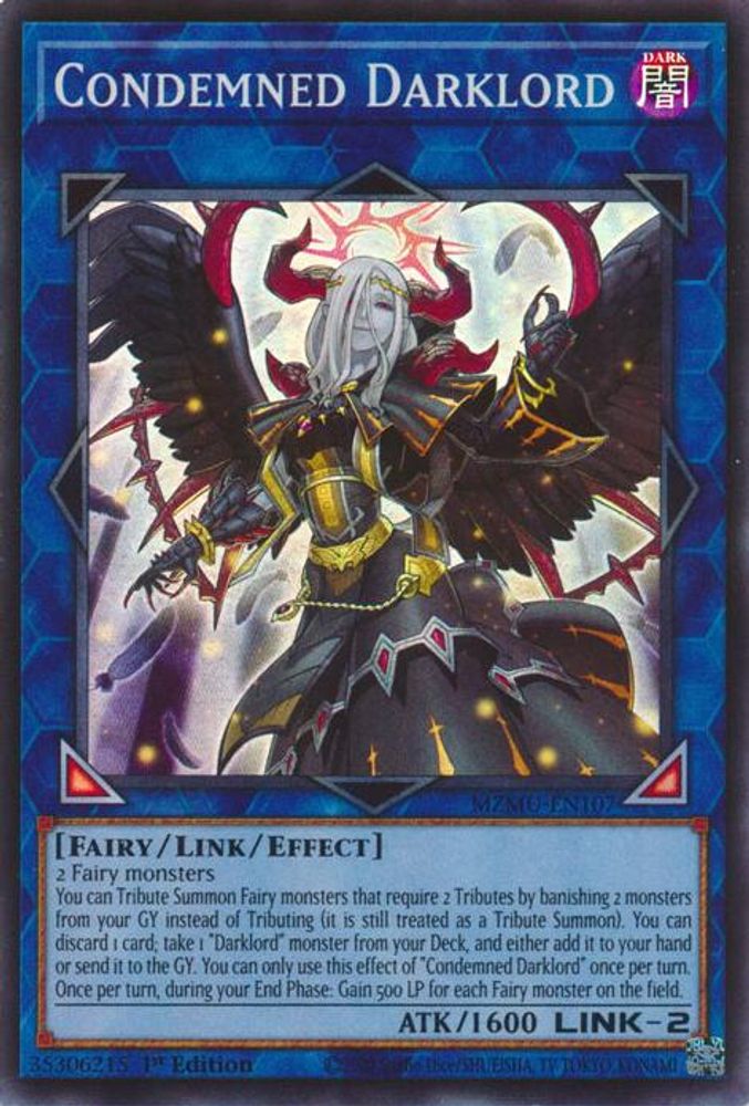 MZMU-EN107 * Condemned Darklord * Super Rare * Maze of Muertos
