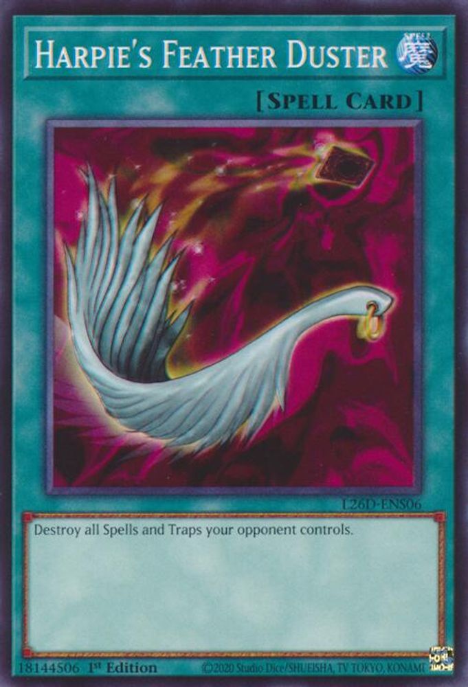 L26D-ENS06 - Harpie's Feather Duster - Common - Legendary Modern Decks 2026