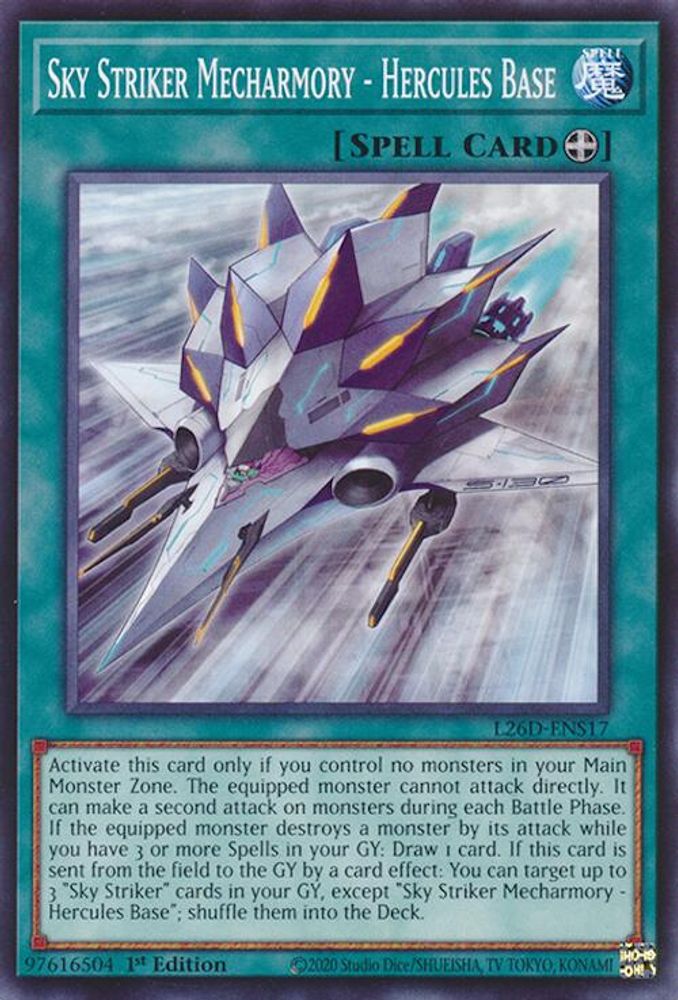 L26D-ENS17 - Sky Striker Mecharmory - Hercules Base - Common - Legendary Modern Decks 2026