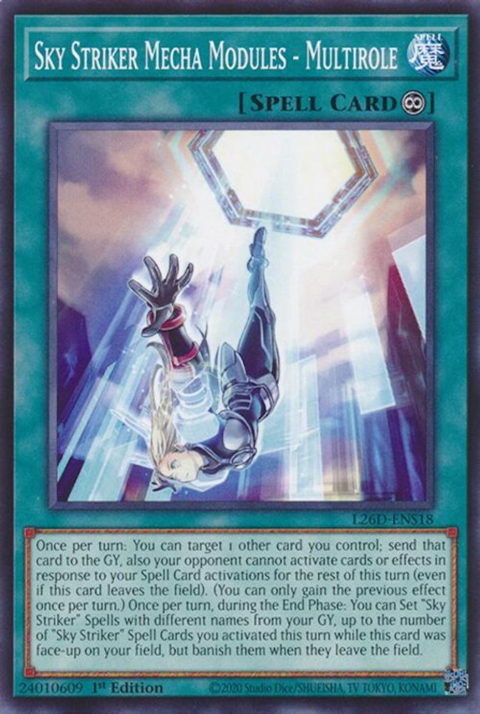 L26D-ENS18 - Sky Striker Mecha Modules - Multirole - Common - Legendary Modern Decks 2026