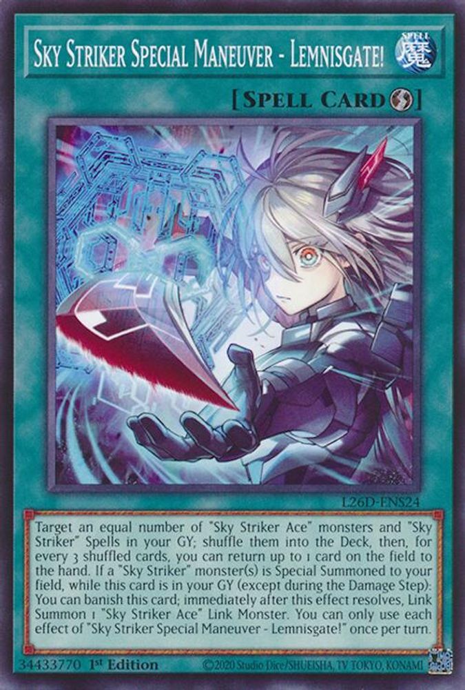 L26D-ENS24 - Sky Striker Special Maneuver - Lemnisgate! - Common - Legendary Modern Decks 2026