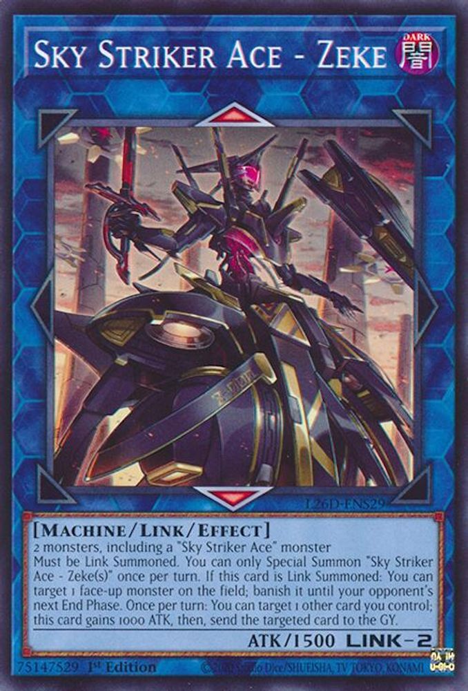 L26D-ENS29 - Sky Striker Ace - Zeke - Common - Legendary Modern Decks 2026