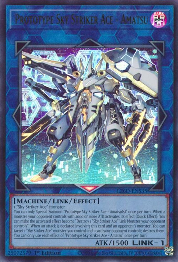 L26D-ENS35 - Prototype Sky Striker Ace - Amatsu - Ultra Rare - Legendary Modern Decks 2026