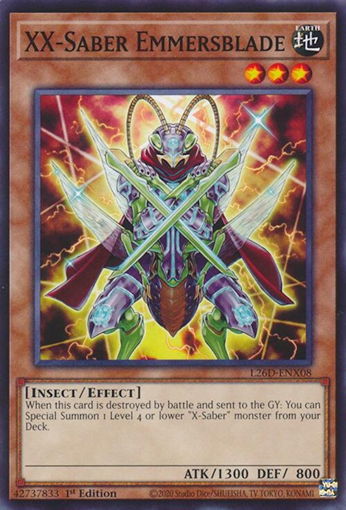 L26D-ENX08 - XX-Saber Emmersblade - Common - Legendary Modern Decks 2026
