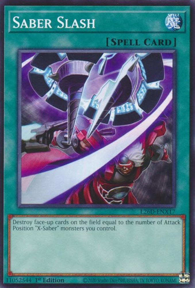 L26D-ENX17 - Saber Slash - Common - Legendary Modern Decks 2026