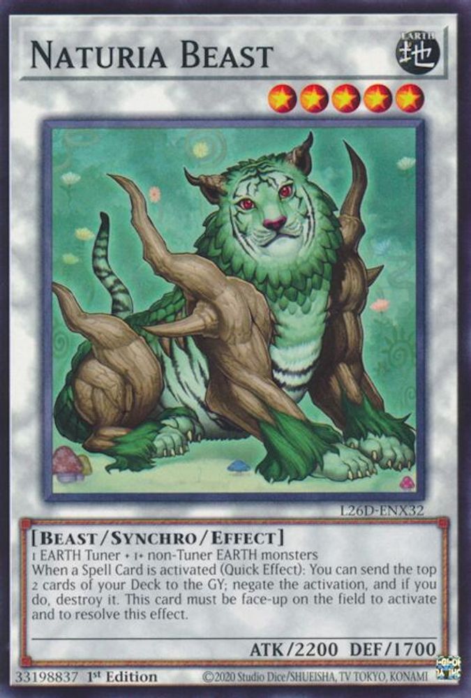 L26D-ENX32 - Naturia Beast - Common - Legendary Modern Decks 2026