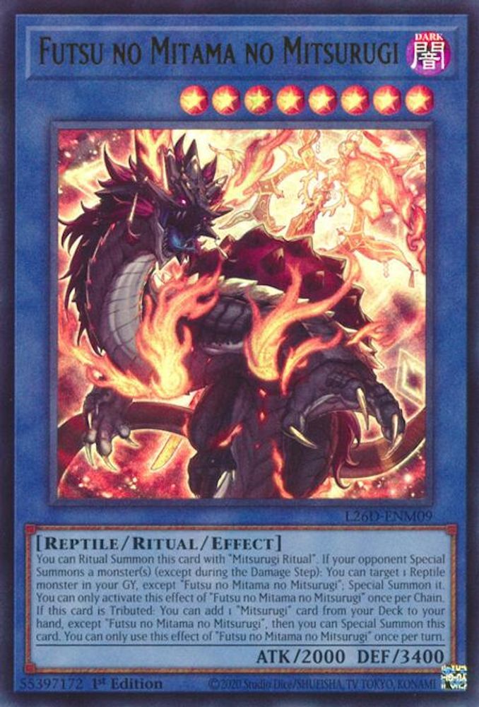 L26D-ENM09 - Futsu no Mitama no Mitsurugi - Ultra Rare - Legendary Modern Decks 2026