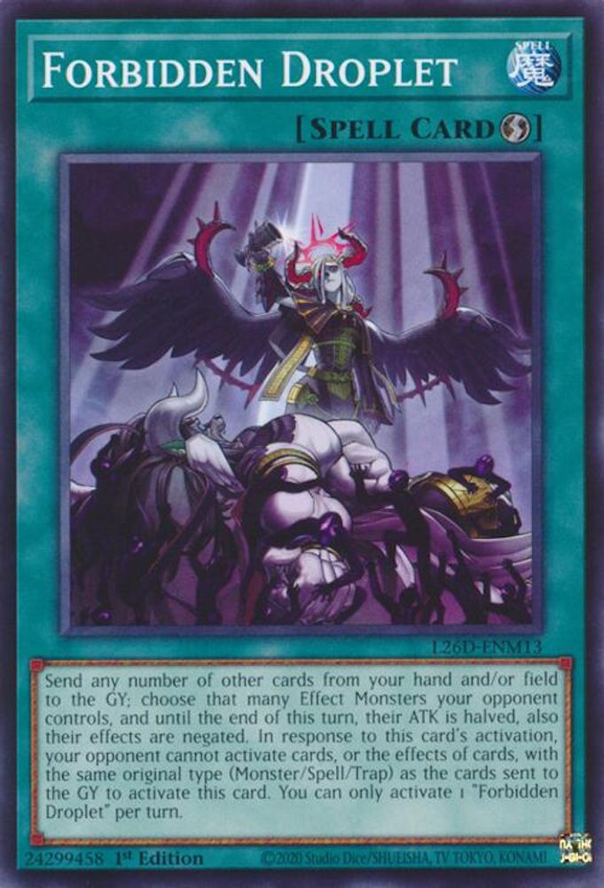 L26D-ENM13 - Forbidden Droplet - Common / Short Print - Legendary Modern Decks 2026
