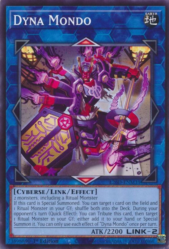 L26D-ENM31 - Dyna Mondo - Common / Short Print - Legendary Modern Decks 2026