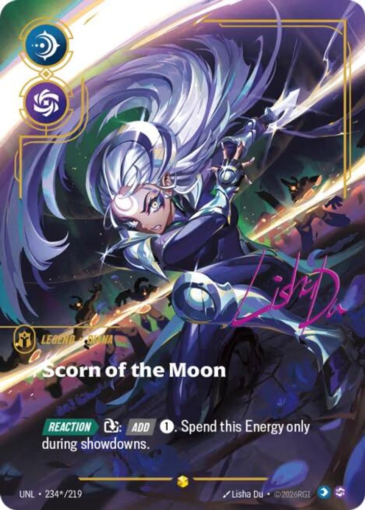 234*/219 - Diana - Scorn of the Moon (Signature) (Foil) - Showcase - Unleashed