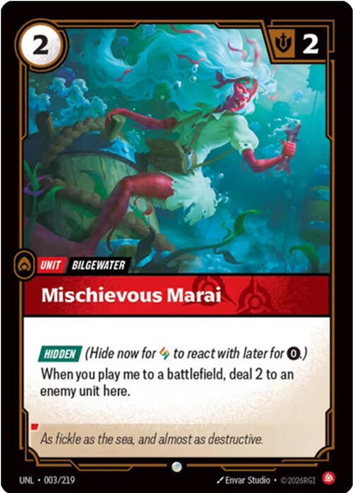 003/219 - Mischievous Marai (Foil) - Common - Unleashed