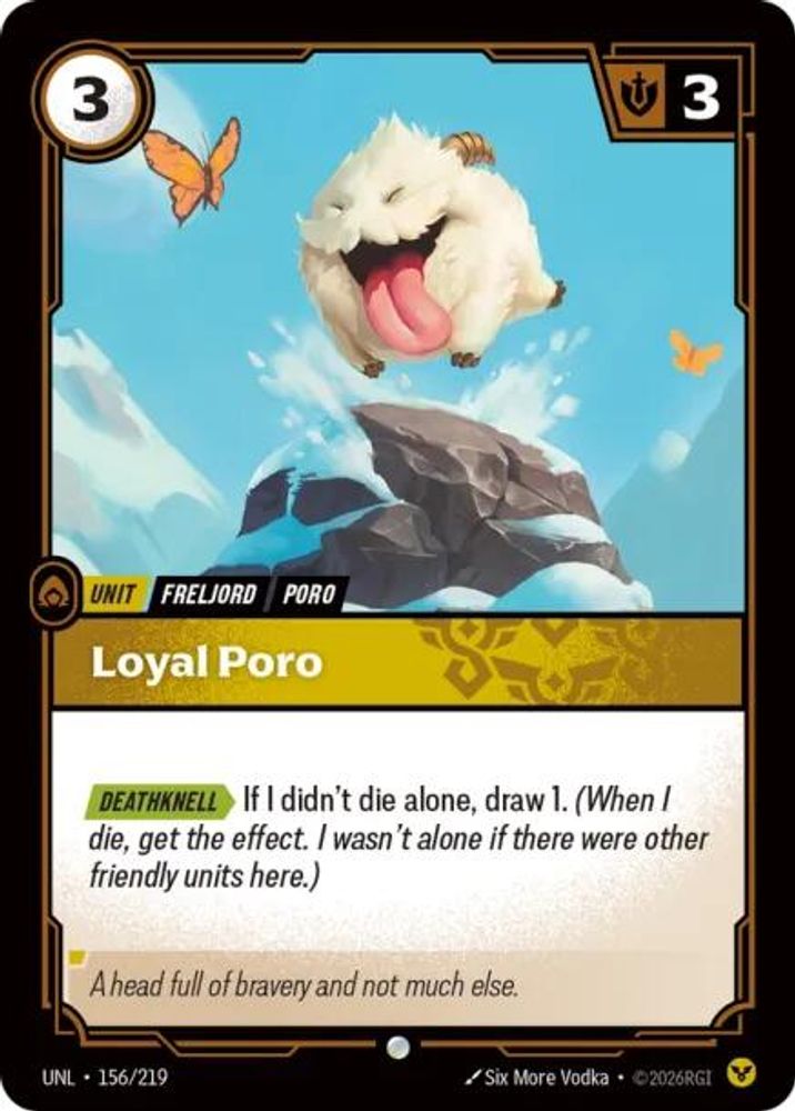 156/219 - Loyal Poro - Common - Unleashed