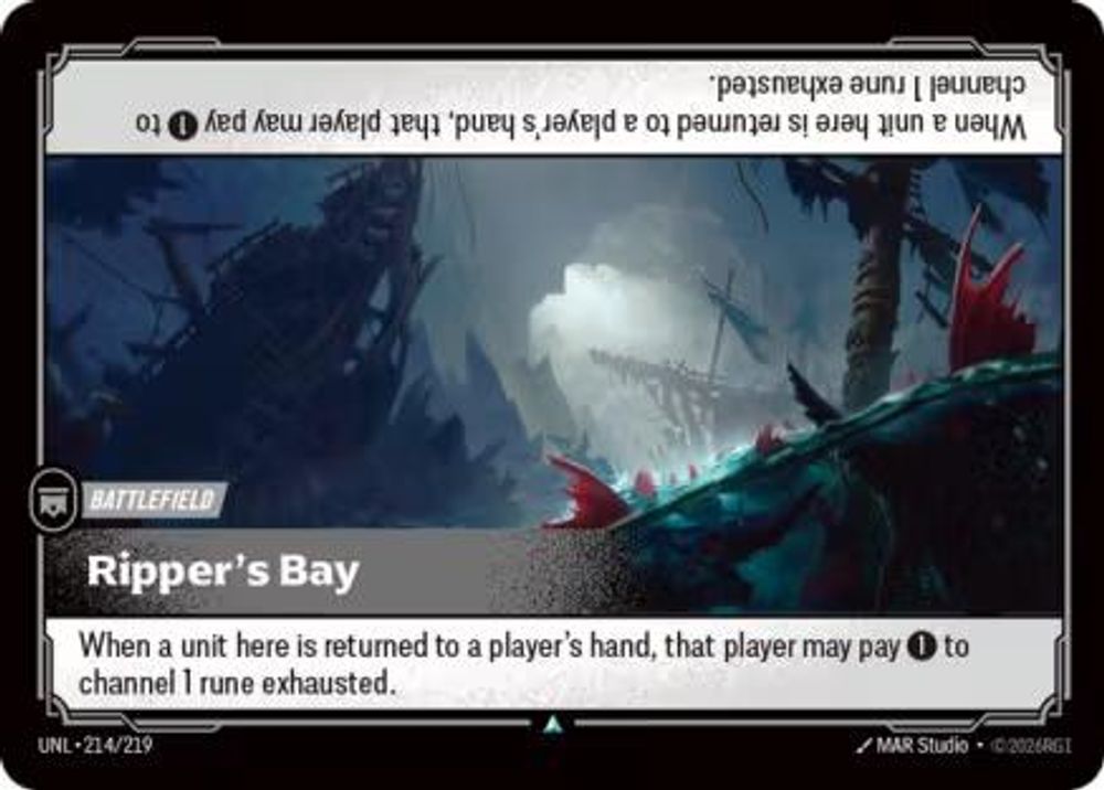 214/219 * Ripper's Bay (Foil) * Uncommon * Unleashed