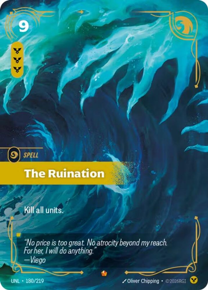 180/219 - The Ruination (Foil) - Epic - Unleashed