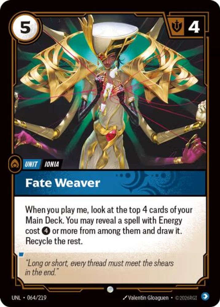 064/219 - Fate Weaver - Common - Unleashed