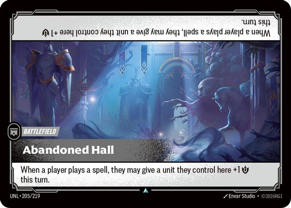 205/219 - Abandoned Hall (Foil) - Uncommon - Unleashed